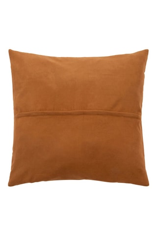 Housse de coussin Four Panel en cuir - Camel - 60 x 60 cm