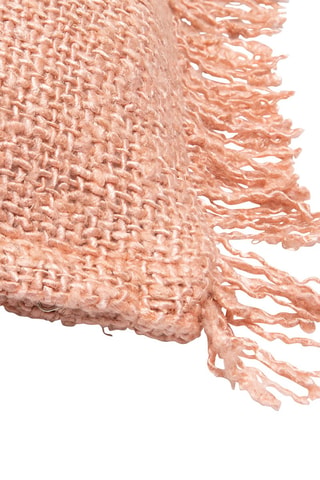 Housse de coussin à franges Oh My Gee - Rose