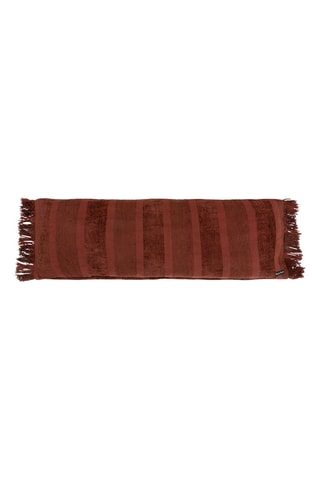 Housse de coussin à franges Oh My Gee - Bordeaux