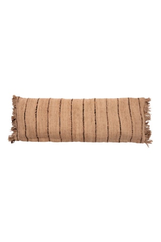 Housse de coussin à franges Oh My Gee - Beige