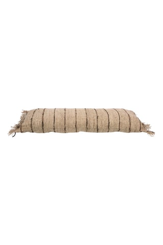 Housse de coussin à franges Oh My Gee - Beige