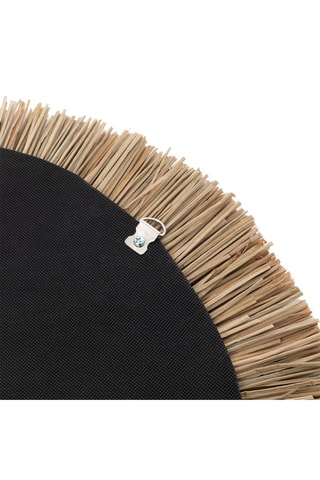 Décoration murale Alang Feather Juju - 55 x 55 x 5 cm - Beige et blanc