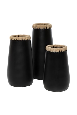 Vase Noir - 26 cm