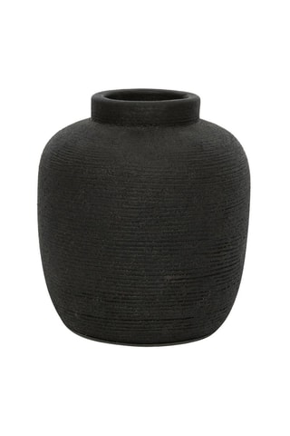 Vase Noir - 18 cm