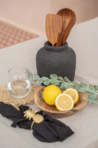 Vase Peaky - 14 cm - Noir