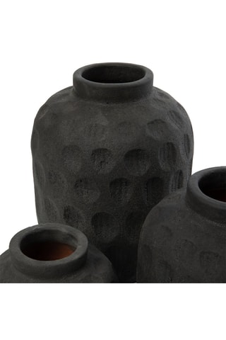 Vase Trendy - 14 cm - Noir