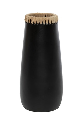 Vase Sneaky - 31 cm- Noir et beige