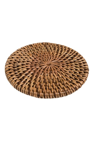 Sous-verre en rotin Colonial - 11 cm