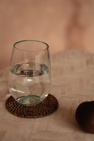 Sous-verre en rotin Colonial - 11 cm