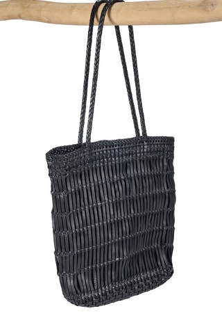 Tote bag en cuir - Noir