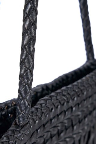 Tote bag en cuir - Noir