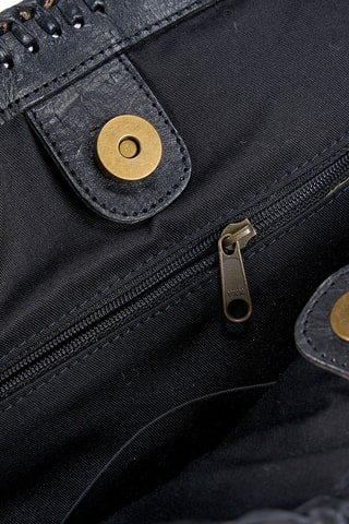 Tote bag en cuir - Noir