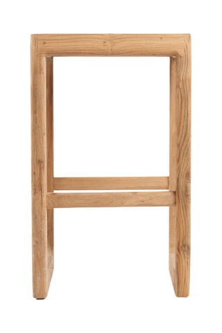 Tabouret de bar en teck Ithaca - 42 x 70 x 42 cm