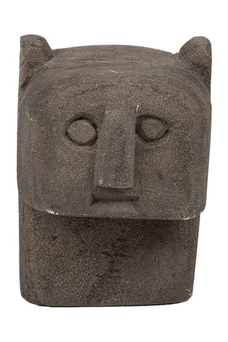 3 statuettes en grès Sumba - 6 x 7 x 9 cm