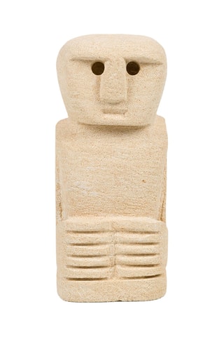 Statuette en pierre de Sumba en grés - 5 x 5 x 12 cm