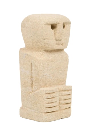 Statuette en pierre de Sumba en grés - 5 x 5 x 12 cm