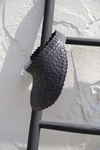 Visière en fibre de bambou Sunshade - Noir