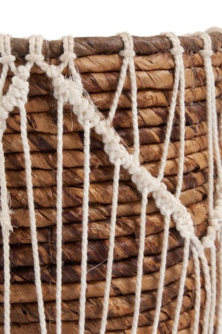 Panier de rangement Macra-Mazing - 17 x 17 x 19 cm - Naturel