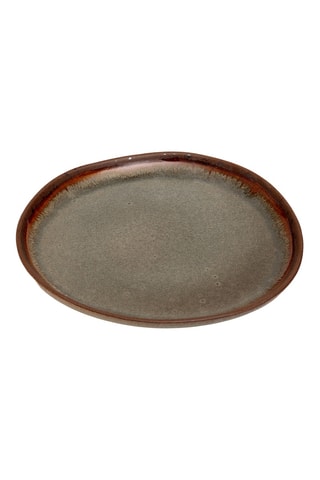 Assiette plate en grès Côa - 22 x 22 x 2 cm