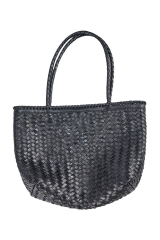 Cabas en cuir Shortlist - Noir