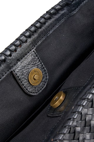 Cabas en cuir Shortlist - Noir