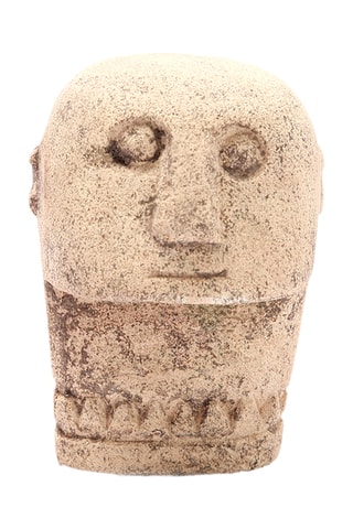 Statue en grés - 10 x 10 x 9 cm