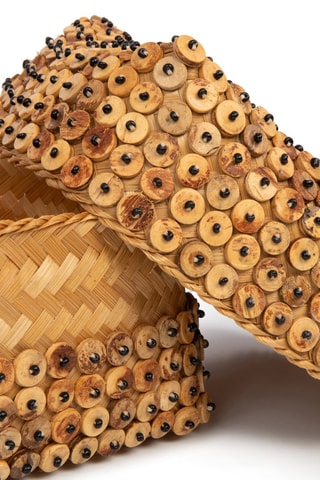 Panier en bambou - 20 cm - Naturel