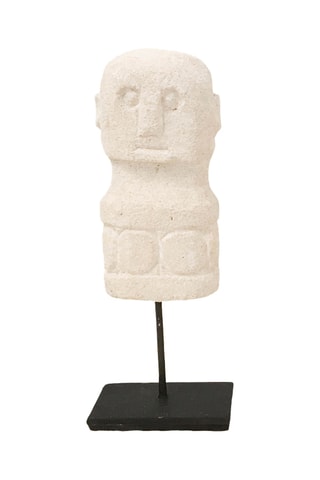 Statue Sumba Man en grès - 17 cm