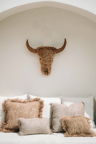 Housse de coussin Oh My Gee - Beige - 30 x 50 cm