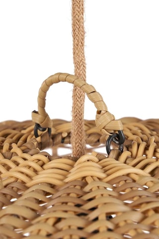 Suspension en rotin - 60 x 60 x 27 cm - Naturel