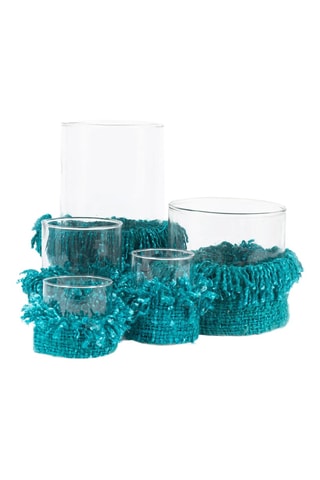 Bougeoir Oh My Gee - 15 cm - Turquoise