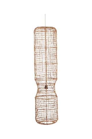 Abat-jour Guan Yin - 30 x 30 x 130 cm - Beige