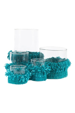 Bougeoir Oh My Gee - 25 cm - Bleu canard