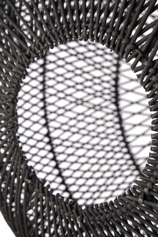 Suspension en rotin Bubble - Noir
