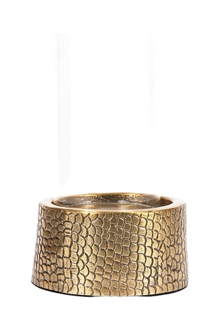 Bougeoir Holder - 22 cm - Doré