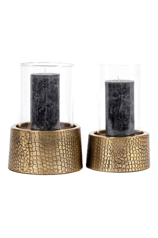 Bougeoir Holder - 22 cm - Doré