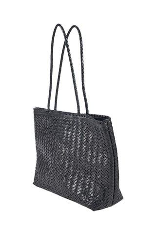 Cabas en cuir Execu-Shopper - Noir