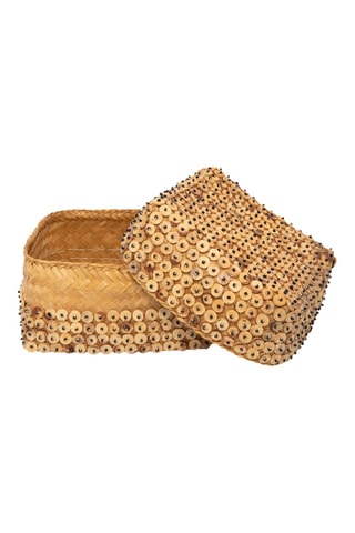 Panier en bambou Coconut Shell - 28 cm - Naturel