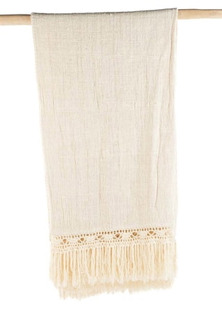 Jeté de lit Gypsy - Naturel - 270 x 135 x 1 cm