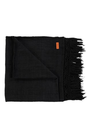 Jeté de lit Gypsy - Noir - 260 x 122 x 1 cm