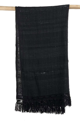 Jeté de lit Gypsy - Noir - 260 x 122 x 1 cm