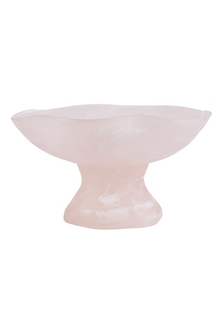 Présentoir à fruits Organique - 27 cm - Rose poudré et blanc