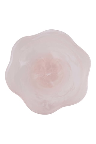 Présentoir à fruits Organique - 27 cm - Rose poudré et blanc