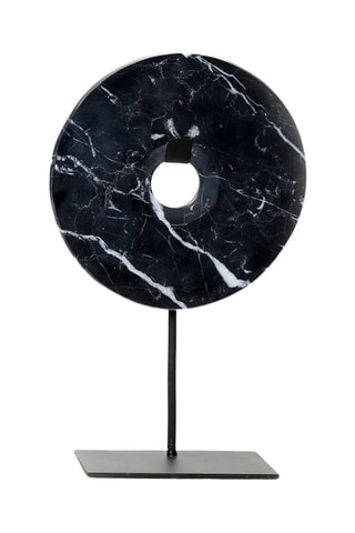 Disque en marbre sur pied - 35 cm