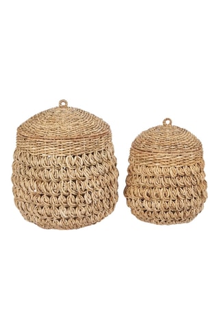 Panier en rotin Tarajih - 40 cm - Naturel