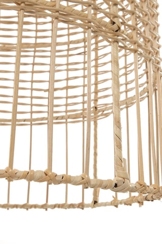 Suspension en rotin Amalfi - 50 x 50 x 55 cm - Beige