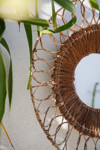 Miroir Montezuma - 80 cm - Naturel
