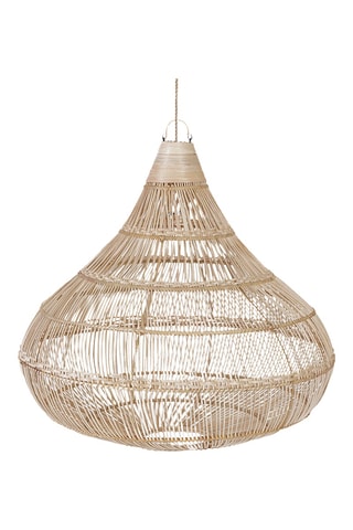 Suspension en rotin Drop - Naturel