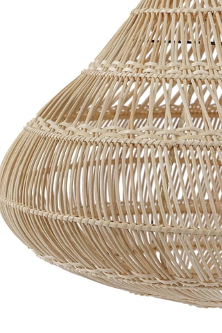 Suspension en rotin Drop - Naturel