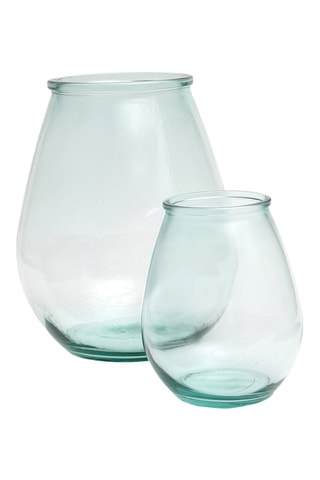 Vase Qiezi - 23 cm - Bleu